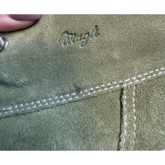 Bruno Magli Men Chukka Desert Green Suede‎ Ankle Lace Up Boots Leather Sz 10